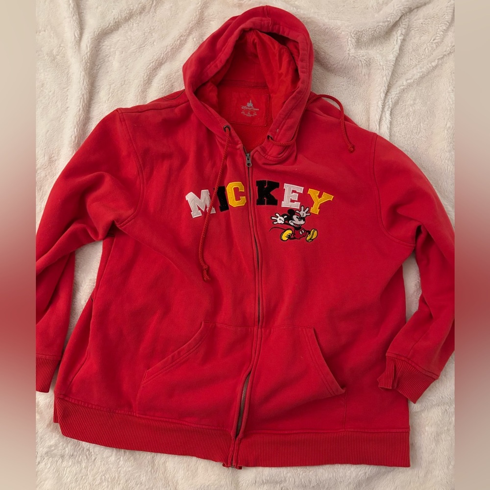 Mickey Mouse Red Men’s XL Disney Parks Hoodie